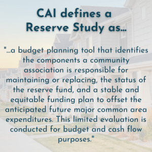 Reserve Study Definition