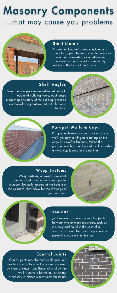 Masonry Components Infographic