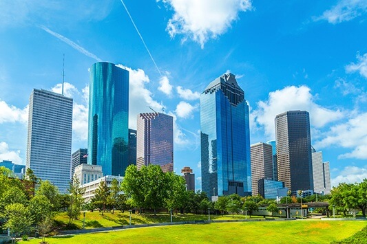 Houston TX skyline